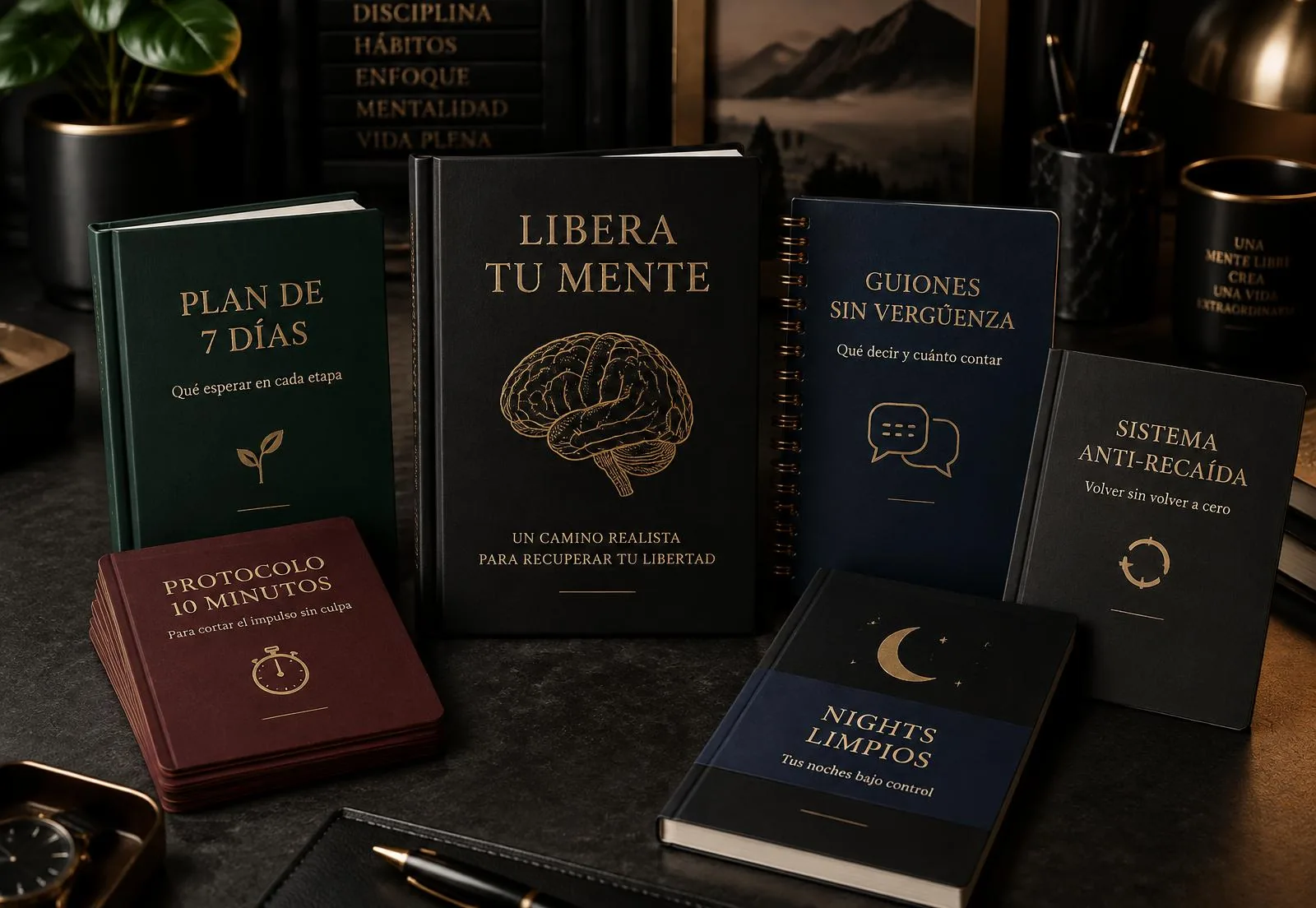 Libera Tu Mente junto al Plan de 7 días, Protocolo de 10 minutos, Sistema anti-recaída, Nights limpios y Guiones sin vergüenza